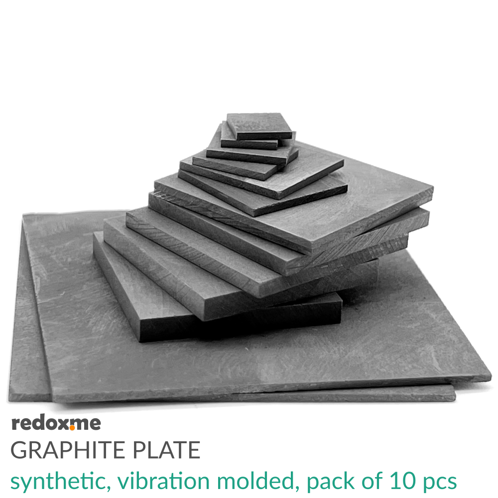 Graphite Plate - synthetic, vibration molded, pack of 10 pcs ...
