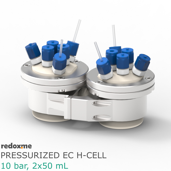 Pressurized Electrochemical H-Cell - 10 bar, 2x50 mL