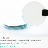 Nanoporous PFAS-free PEEK Membrane (pack of 10)