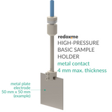 High-Pressure Basic Sample Holder - metal contact, 4 mm max. thickness