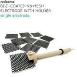 Boron-Doped Diamond Coated Niobium Mesh Electrode with Holder