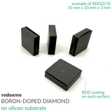 Boron-Doped Diamond on Silicon Substrate
