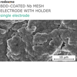 Boron-Doped Diamond Coated Niobium Mesh Electrode with Holder