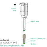 Airlock valve for electrolysis cells - M6