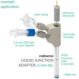 Liquid Junction Adapter, 6 mm dia.