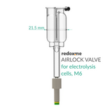 Airlock valve for electrolysis cells - M6