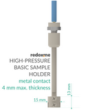 High-Pressure Basic Sample Holder - metal contact, 4 mm max. thickness