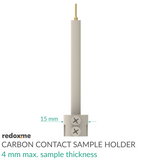 Carbon Contact Sample Holder - 4 mm max. sample thickness