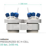Pressurized Electrochemical H-Cell - 10 bar, 2x50 mL