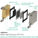 NREL High-Pressure LTE Cell - NREL High-Pressure Low-Temperature Electrolysis Cell