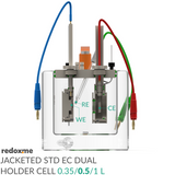 Jacketed Standard Electrochemical Dual Holder Cell