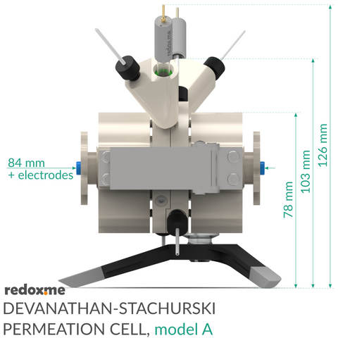 Devanathan-Stachurski Permeation Cell, model A | affordable research ...