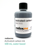 Activated carbon ink, 100 mL, water-based