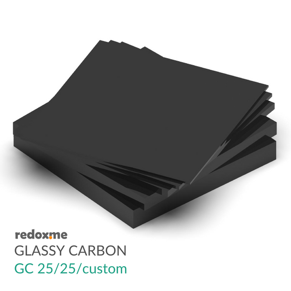 Glassy (Vitreous) Carbon substrates – GC 25/25/custom