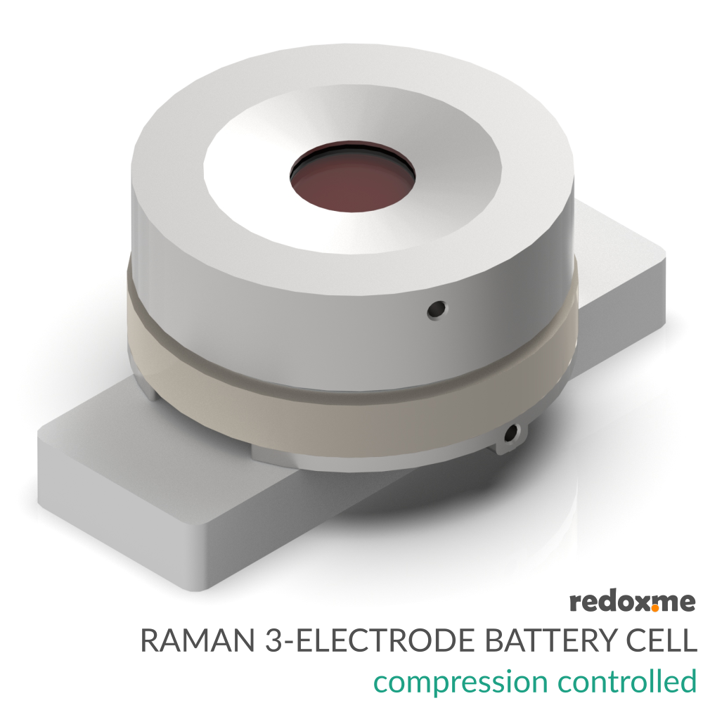 Pyrex Raman Cells Raman Three-Electrode Battery Cell – compression controlled ...