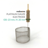 Platinum Gauze Electrode - OD: 23 mm, H: 20 mm