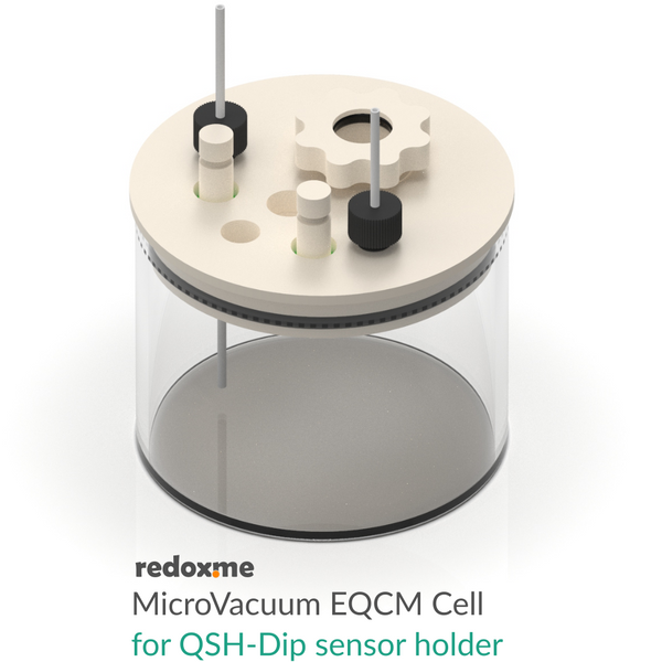 MicroVacuum EQCM Cell for QSH-Dip sensor holder