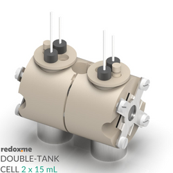 MM Double-tank cell 2 x 15 mL - Magnetic Mount Double-tank Etch Cell