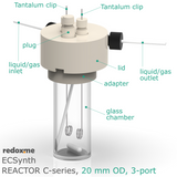 Electrosynthesis Reactor C-series, 20 mm OD, 3-port
