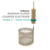 Rhodium plated counter electrode model 2 – metal mesh