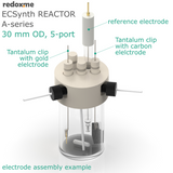 Electrosynthesis Reactor A-series, 30 mm OD, 5-port