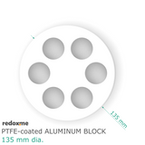 PTFE-coated Aluminum Block