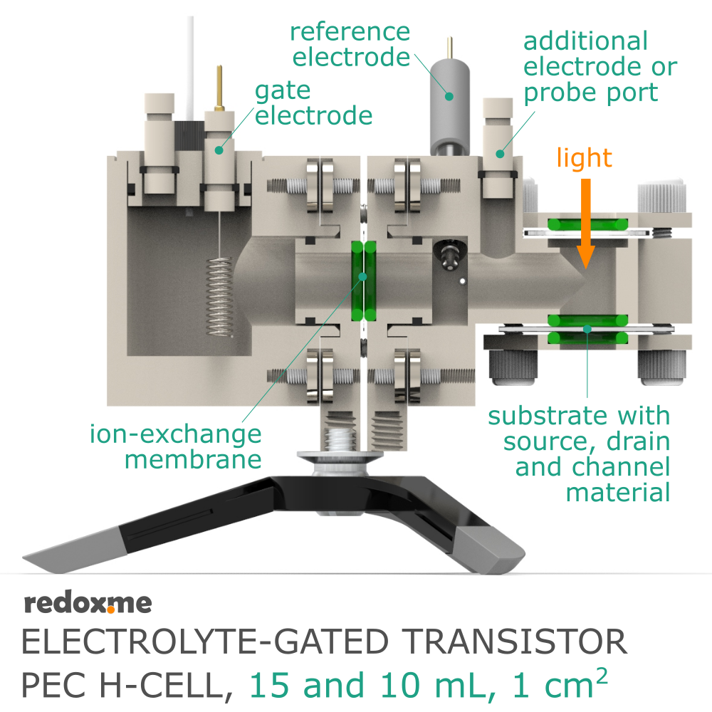 Electrolyte-Gated Transistor PEC H-Cell - Electrolyte-Gated Transistor ...