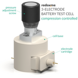 Three Electrode Battery Test Cell – compression controlled