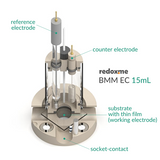 BMM EC 15 mL - Bottom Magnetic Mount Electrochemical Cell