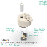 Electrosynthesis Reactor C-series/septa, 20 mm OD, 3-port