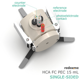 HCA FC PEC 15 mL single-sided - Hook Clamp Assembled Front Contact Photo-electrochemical Cell
