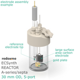 Electrosynthesis Reactor A-series/septa, 30 mm OD, 5-port